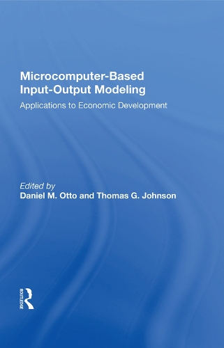 Бумажная книга «Microcomputer Based Input-output Modeling: Applications to Economic Development» - фото №1