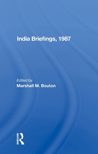 Паперова книга «India Briefing, 1987» - фото №1