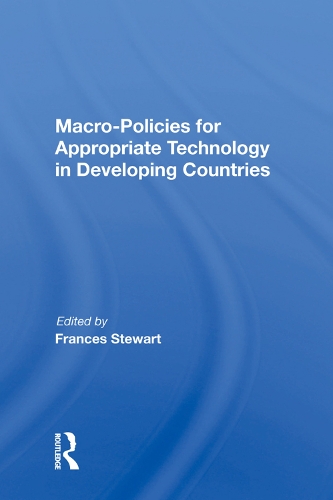 Паперова книга «Macro Policies For Appropriate Technology In Developing Countries», автор Френсіс Стюарт - фото №1