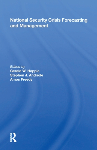 Бумажная книга «National Security Crisis Forecasting And Management», автор Джеральд В. Хоппл - фото №1