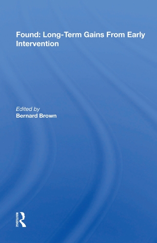 Паперова книга «Found: Long-Term Gains From Early Intervention» - фото №1