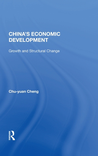 Бумажная книга «China's Economic Development: Growth And Structural Change», автор Чу-юань Чэн - фото №1