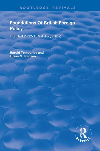 Паперова книга «Foundations of British Foreign Policy: 1792 – 1902» - фото №1