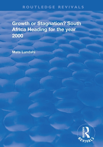 Бумажная книга «Growth or Stagnation?: South Africa Heading for the Year 2000», автор Матс Лундал - фото №1