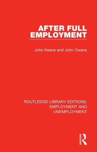 Паперова книга «After Full Employment», автор Джон Кін - фото №1