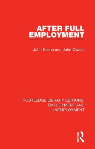 Бумажная книга «After Full Employment», автор Джон Кин - фото №1