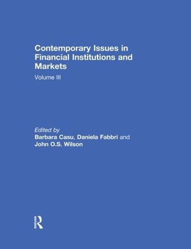 Паперова книга «Contemporary Issues in Financial Institutions and Markets: Volume III» - фото №1