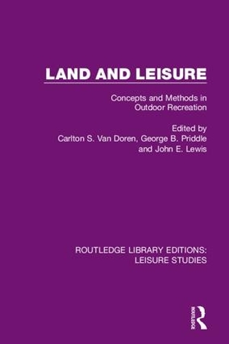 Паперова книга «Land and Leisure: Concepts and Methods in Outdoor Recreation» - фото №1