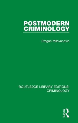 Паперова книга «Postmodern Criminology», автор Аган Мілованович - фото №1