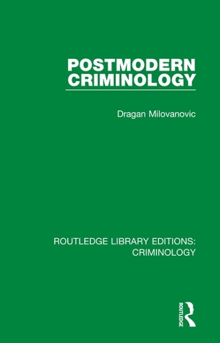 Паперова книга «Postmodern Criminology», автор Аган Мілованович - фото №1