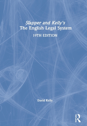 Бумажная книга «Slapper and Kelly's The English Legal System», автор Дэвид Келли - фото №1