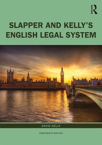 Бумажная книга «Slapper and Kelly's The English Legal System», автор Дэвид Келли - фото №1