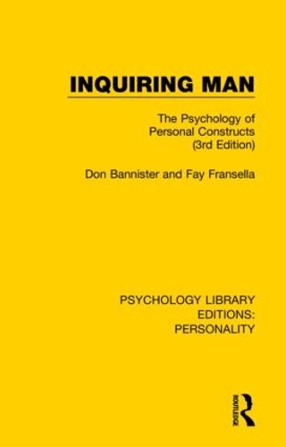 Бумажная книга «Inquiring Man: The Psychology of Personal Constructs (3rd Edition)», авторов Дон Баннистер, Фэй Франселла - фото №1