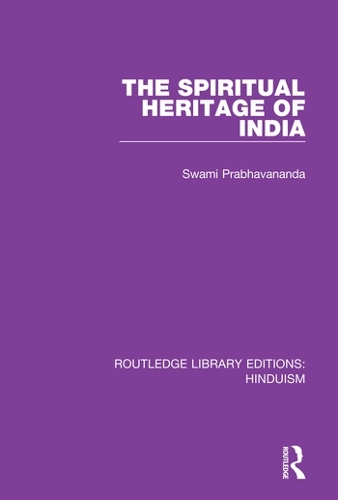 Паперова книга «The Spiritual Heritage of India», автор Свамі Прабгавананда - фото №1