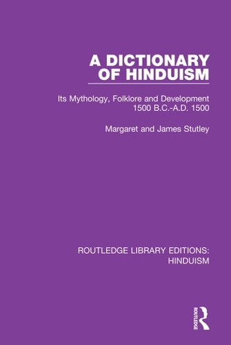 Бумажная книга «A Dictionary of Hinduism: Its Mythology, Folklore and Development 1500 B.C.-A.D. 1500», автор Маргарет Статли - фото №1