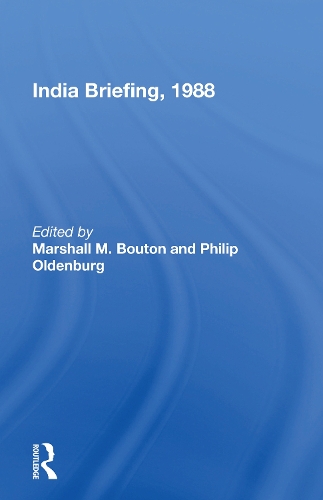 Паперова книга «India Briefing, 1988» - фото №1