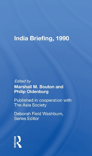 Паперова книга «India Briefing, 1990» - фото №1