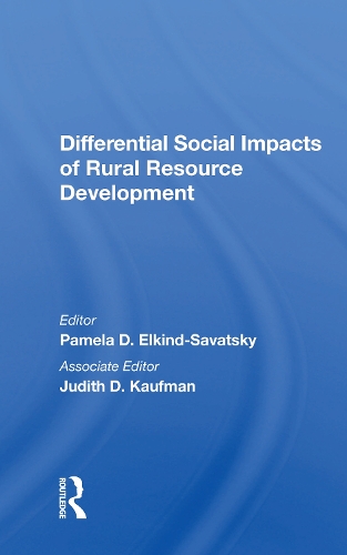 Бумажная книга «Differential Social Impacts of Rural Resource Development» - фото №1