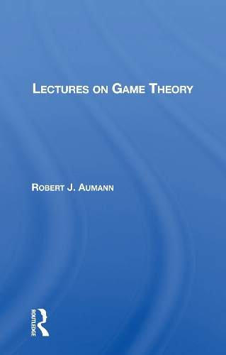 Бумажная книга «Lectures On Game Theory», автор Роберт Дж. Ауманн - фото №1