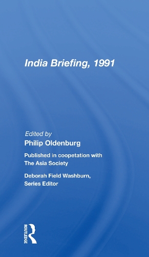 Бумажная книга «India Briefing, 1991» - фото №1