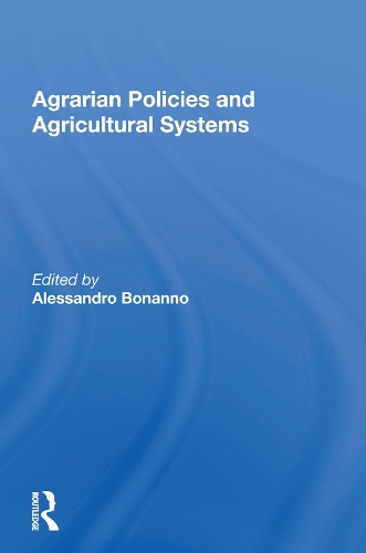 Бумажная книга «Agrarian Policies and Agricultural Systems» - фото №1