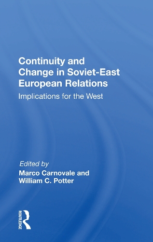 Паперова книга «Continuity And Change In Soviet-east European Relations: Implications For The West» - фото №1