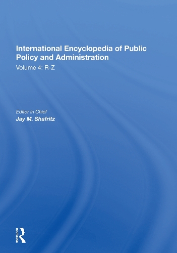 Бумажная книга «International Encyclopedia of Public Policy and Administration Volume 4», автор Джей Шафриц - фото №1