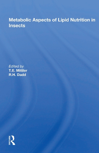 Паперова книга «Metabolic Aspects of Lipid Nutrition in Insects» - фото №1