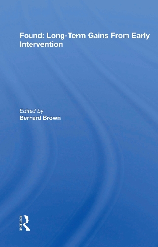Паперова книга «Found: Long-Term Gains From Early Intervention» - фото №1