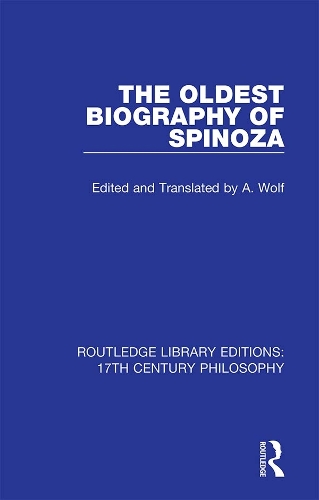 Бумажная книга «The Oldest Biography of Spinoza» - фото №1