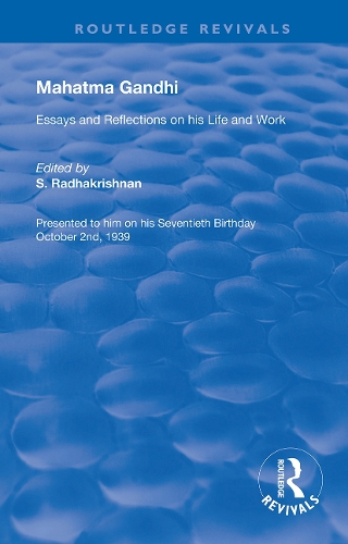 Паперова книга «Mahatma Gandhi: Essays and Reflections on his Life and Work» - фото №1