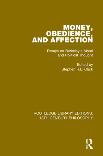 Бумажная книга «Money, Obedience, and Affection: Essays on Berkeley's Moral and Political Thought» - фото №1