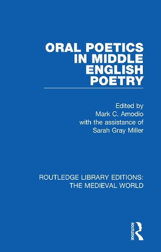 Паперова книга «Oral Poetics in Middle English Poetry» - фото №1