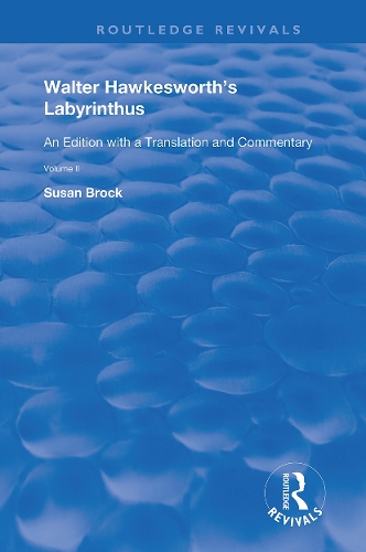 Бумажная книга «Walter Hawkesworth's Labyrinthus: An Edition with a Translation and Commentary Volume I», автор Уолтер Хоксуорт - фото №1