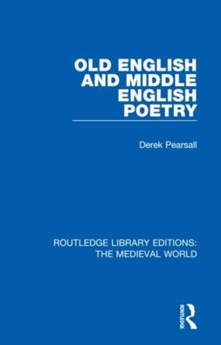 Паперова книга «Old English and Middle English Poetry», автор Дерек Пірсолл - фото №1