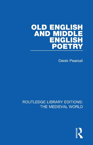 Паперова книга «Old English and Middle English Poetry», автор Дерек Пірсолл - фото №1