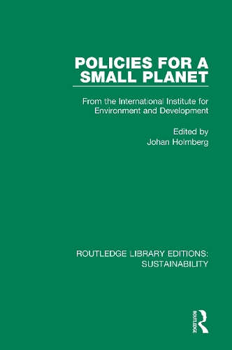 Бумажная книга «Policies for a Small Planet: From the International Institute for Environment and Development» - фото №1