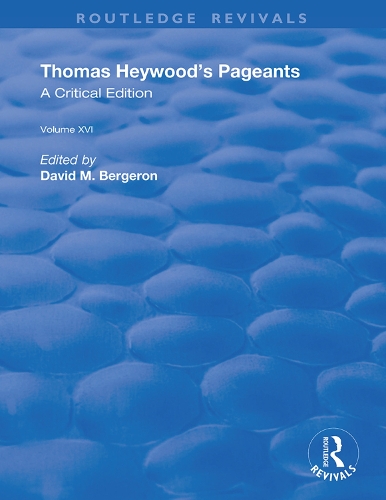 Паперова книга «Thomas Heywood's Pageants», автор Томас Хейвуд - фото №1