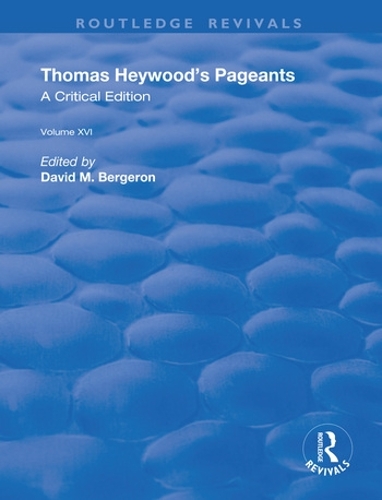 Бумажная книга «Thomas Heywood's Pageants», автор Томас Хейвуд - фото №1
