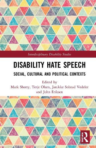 Бумажная книга «Disability Hate Speech: Social, Cultural and Political Contexts» - фото №1