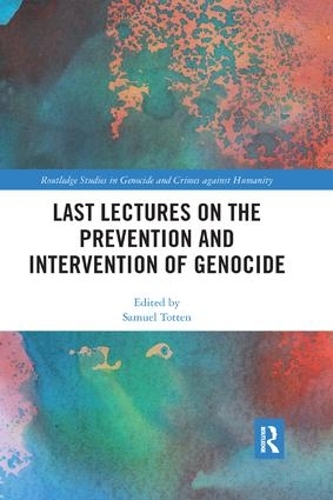 Бумажная книга «Last Lectures on the Prevention and Intervention of Genocide» - фото №1