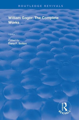 Бумажная книга «William Gager: The Complete Works», автор Уильям Гейгер - фото №1