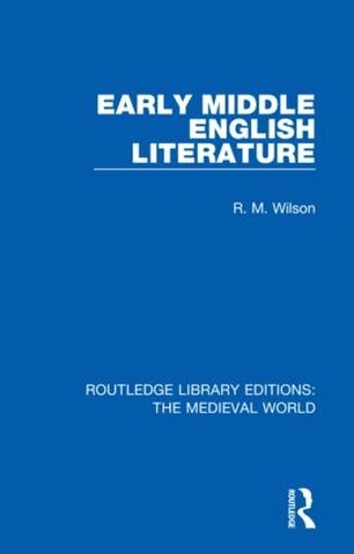 Паперова книга «Early Middle English Literature», автор Р. М. Вілсон - фото №1