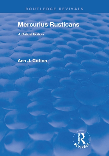 Бумажная книга «Mercurius Rusticans: A Critical Edition» - фото №1