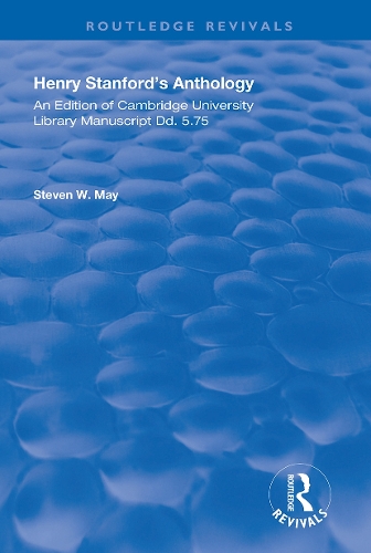 Бумажная книга «Henry Stanford's Anthology: An Edition of Cambridge University Library manuscript Dd. 5.75», автор Генри Стэнфорд - фото №1