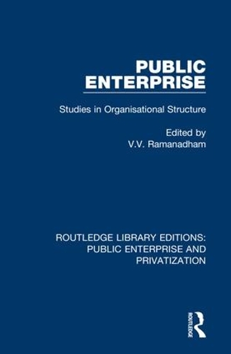 Бумажная книга «Public Enterprise: Studies in Organisational Structure» - фото №1