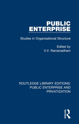 Паперова книга «Public Enterprise: Studies in Organisational Structure» - фото №1