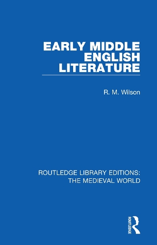 Бумажная книга «Early Middle English Literature», автор Р. М. Уилсон - фото №1