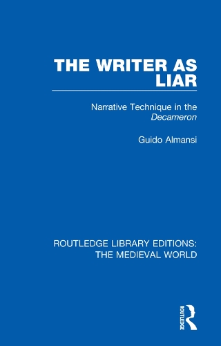 Паперова книга «The Writer as Liar: Narrative Technique in the Decameron», автор Гвідо Альмансі - фото №1