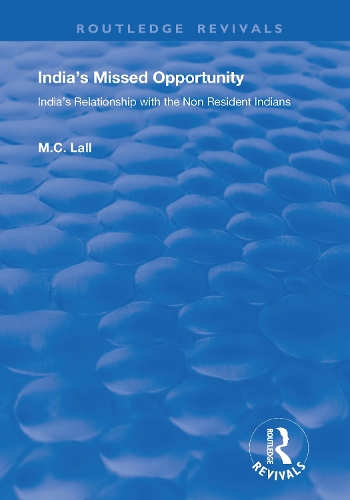 Бумажная книга «India's Missed Opportunity: India's Relationship with the Non Resident Indians», автор Мари Лалл - фото №1